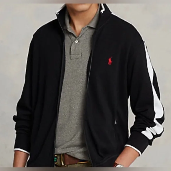 Polo Ralph Lauren ブラックジャケット XL Polo Ralph Lauren ブラックジャケット XL Polo Ralph Lauren